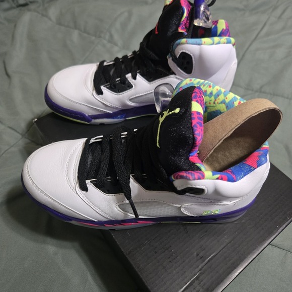 Jordan 5 Retro Alternate Bel-Air Size 4.5Y Has‎ Box EUC - Picture 5 of 10